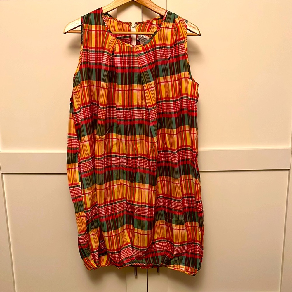 Engineered Garments, Madras Balloon Dress, Size 1